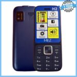 Mez H2 Wireless FM, Torchlight, Dual SIM Mobile - BLUE