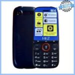 Mez M4 Wireless FM, Torchlight, Dual SIM Mobile - Blue