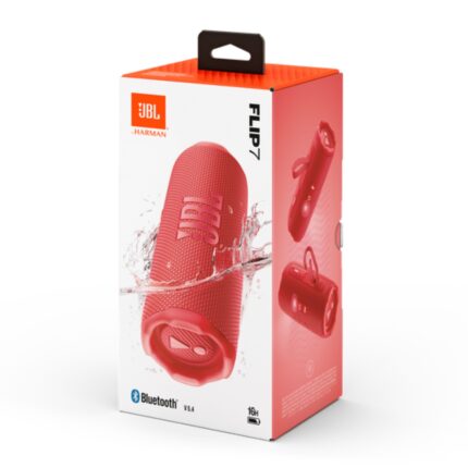 JBL Flip 7 Portable Waterproof and Drop-Proof Speaker Red