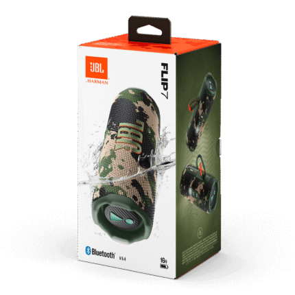 JBL Flip 7 Portable Waterproof and Drop-Proof Speaker Camo