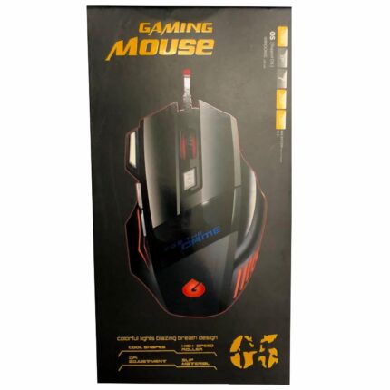 Gloross High Quality G5 3200 Dpi Gaming Athletics Mouse With 7 Color Breathing Lights