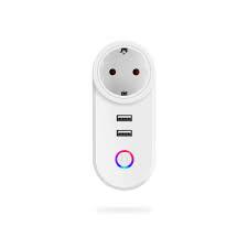 Porodo Smart Wi-Fi Plug With USB Charger