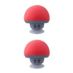Cute Mushroom Shape wireless speaker Red - Image 3