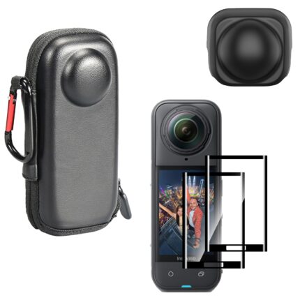 Camera Protective Case Combination for Insta360 X5 Sports Panoramic Camera Screen Protection Soft Film And Travel Portable Storage Bag