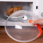 Transparent Microwave Oven Splash Guard