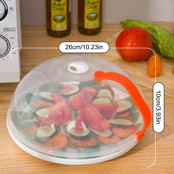 Transparent Microwave Oven Splash Guard - Image 2