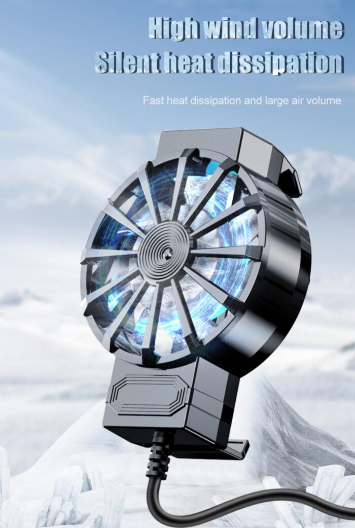 Mini Turbo Hurricane Mobile Phone Cooling Fan - Image 3