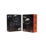 Porodo Gaming V5.3 TWS 30mAh*2  250mAh Dual Mic ENC RGB Lights with Low  Latency Type-C - Black - Image 2