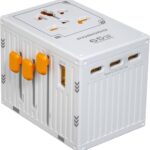 Porodo PD65W Universal  Travel Adapter Charger - White