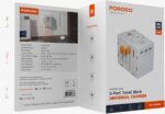 Porodo PD65W Universal  Travel Adapter Charger - White - Image 2