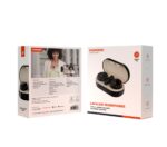 Porodo Wireless Microphone  Dual Mic with Charging Case- Black - Image 3