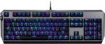 Porodo Gaming Wired Mechanical  Gaming Keyboard with Gateron Pro Switch (Blue)  - Black - Image 2