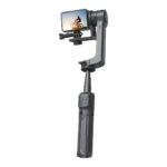 Porodo Anti-Shake Gimbal with  rotatable central control - Black