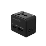 Porodo 2500W UK Pin  Travel Adapter - Black