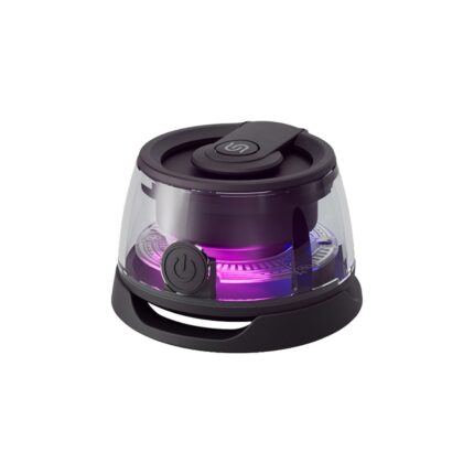 Porodo Soundtec Charme  Magnetic Speaker 3W with RGB LED Light Effect -  Black