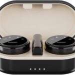 Porodo Wireless Microphone  Dual Mic with Charging Case- Black