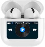 Porodo Soundtec TWS ANC  Earphone with Touch Screen - White - Image 3