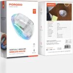Porodo Rechargable Wireless 6D  Ergonomic Vertical Mouse - TP - Image 3