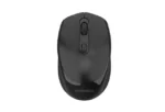 Porodo 2.4G+BT Dual Mode  Rechargeable Mouse 300mAh battery Adjustable  800-1600 DPI - Black - Image 2