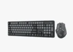 Porodo Gaming 2.4G and BT  Keboard with Mouse DPI 1600 - Grey/A