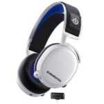 SteelSeries Arctis 7P+ Bluetooth Wireless Gaming Headset for PlayStation 4/5 - White