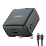 oraimo PowerCube 20 Chic 20W GaN Wall Charger Kit with Type-C to Type-C Cable