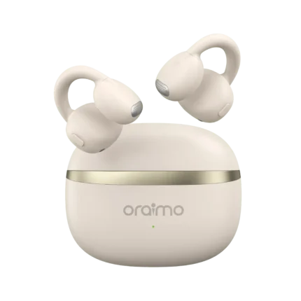 oraimo OpenSnap Clip-On True Wireless Headphones White