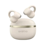 oraimo OpenSnap Clip-On True Wireless Headphones White - Image 2