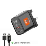 New Age Jazzy PD Charger (33W) with Type C – Lightning Cable