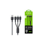 oraimo Duraline 4 3A 1.2M 3 in 1 Cable - Image 2