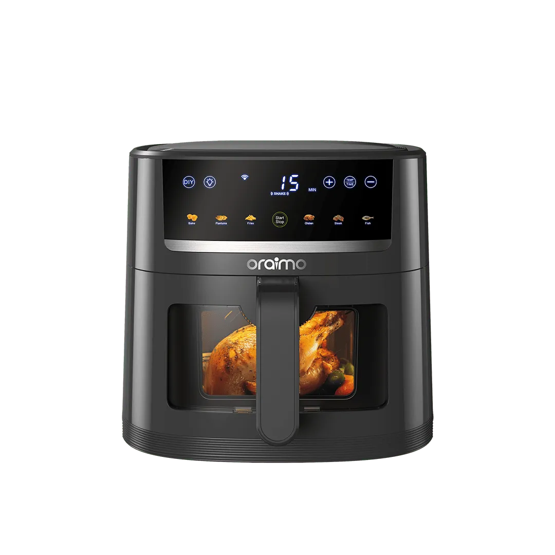 OAF-521A (1) oraimo NutriFry S1 Ultra 1500W 6L App Control Full Touchscreen Air fryer - Image 1