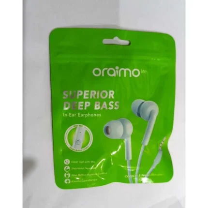 oraimo CONCH 2 Neo 3.5MM In-Ear Wired Headphones Green
