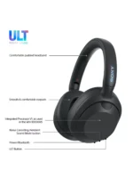Sony ULT WEAR Noise Canceling Wireless Headphones with Alexa Built-in, Massive Bass,Black WHULT900N - Image 3