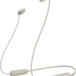 Sony WI-C100 Wireless Headphones with Customizable Equalizer for Deep Bass