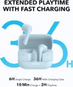 Soundcore K20i by Anker, Semi-in-Ear Earbuds Blue - Image 2