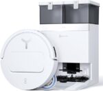 ECOVACS DEEBOT T50 PRO Omni Robot Vacuum and Mop, 3.19” Ultra-Slim, 15,000Pa Suction, ZeroTangle 2.0, TruEdge Edge Cleaning, AIVI 3D Obstacle Avoidance, Auto Mop Wash & Dry, Self-Emptying,White - Image 3