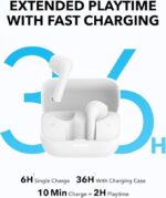 Anker Soundcore K20i Semi-in-Ear Earbuds White - Image 2