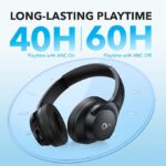 soundcore by Anker Q20i Hybrid Active Noise Cancelling Headphones Black. - Image 2