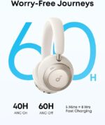 soundcore Space One Pro by Anker Cream White. - Image 3