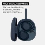SONY WH-1000XM6 Flagship Noise Cancelling Over-Ear Wireless Bluetooth Headphones, Signature Hi-Res Sound, Comfort, Foldable Design, Durable Case, 30 HR Battery NC On, iOS & Android – Midnight Blue - Image 2