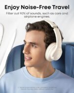 soundcore by Anker Q20i Hybrid Active Noise Cancelling Headphones Almond white. - Image 2