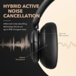Soundcore by Anker Life Q30 Hybrid Active Noise Cancelling Headphones Black. - Image 4