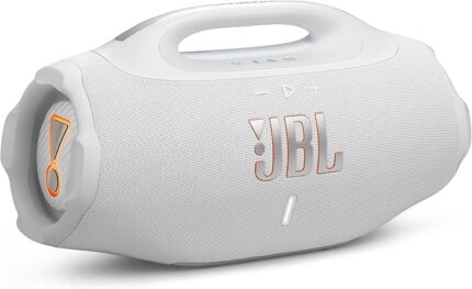 JBL Boombox 4 - Most Powerful Portable Waterproof Speaker White.