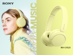 Sony WH-CH520 Wireless Headphones, Light Comfortable, on-Ear Style, Clear Voice Calls, 50 Hours Battery Life, Quick Charge, Multipoint, Yellow - Image 2