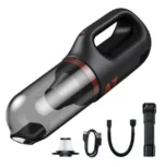 Baseus Handheld Vacuum, Car Vacuum with Large Capacity, 2 Suction Level Small Vacuum Cleaner, USB-C Portable Rechargeable Hand Vacuum, Cordless Household Cleaner for Carpet, Car and Pets - A7 - Image 2