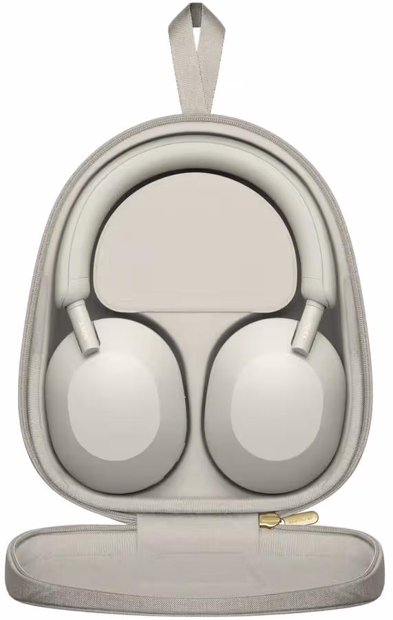 Sony WH-1000XM5 Premium Noise Canceling Headphones,Auto NC Optimizer,30-Hour Battery, Alexa Voice Control, Silver - Image 2