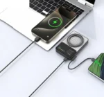 Porodo Yas 10000mAh Qi2 MagSafe Power Bank (Grey) - Image 3