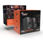 Porodo Gaming Speakers Wired 1.1m RGB-Black - Image 4