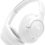 JBL Tune 730 BT Wireless Over-Ear Headphones with JBL Pure Bass Sound, Bluetooth 6.0, Foldable Design, Audio Cable, 76-Hour Battery Life and Google Fast Pair/Microsoft Swift Pair, White