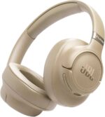 JBL Tune 780NC Wireless Over-Ear Adaptive Noise Cancelling Headphones with Hi-Res JBL Pure Bass & Spatial Sound, 76H Battery Life, 2-Mic Calls, Bluetooth 6.0, App Support – Beige (JBLT780NCBEG) - Image 3